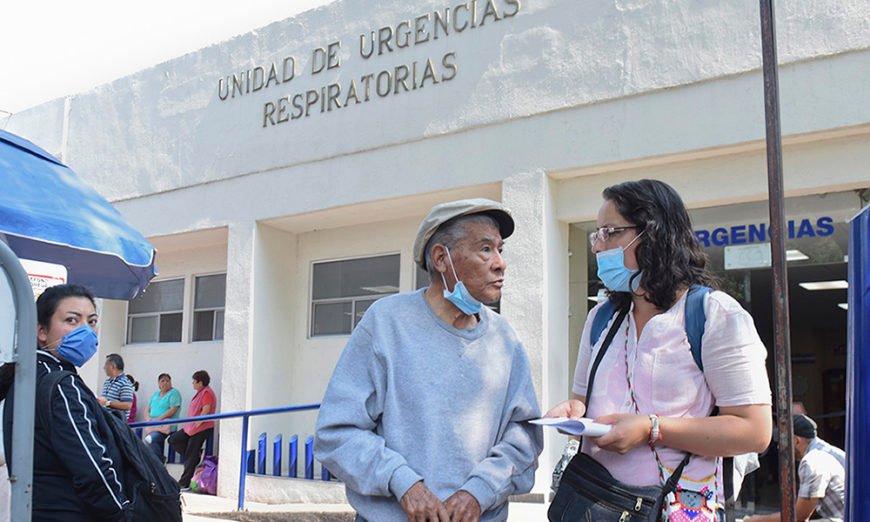 INER, Instituto Nacional de Enfermedades Respiratorias, en etapa