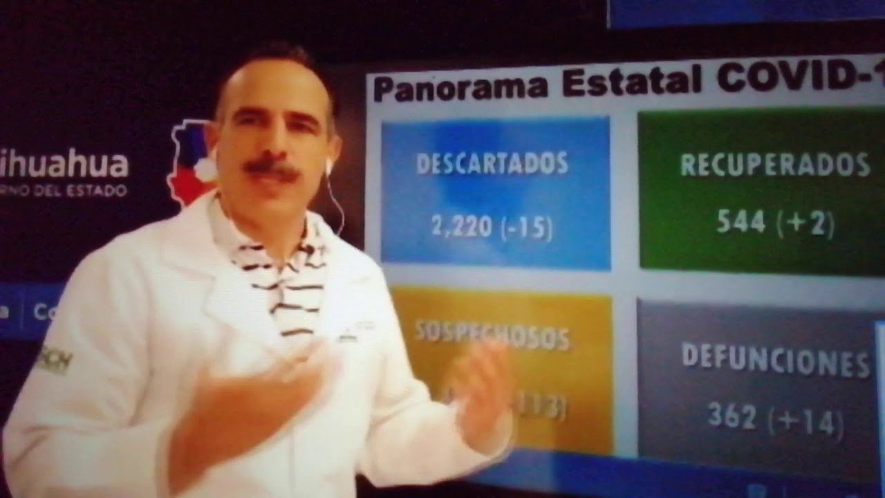 Actualización casos covid19 en el estado de Chihuahua al 2 de junio